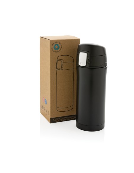 Tazza termica easy lock in acciaio riciclato RCS