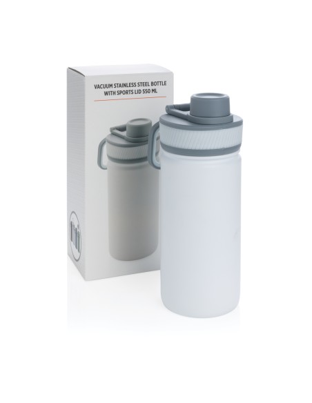 Bottiglia termica sportiva in acciaio inossidabile 550ml