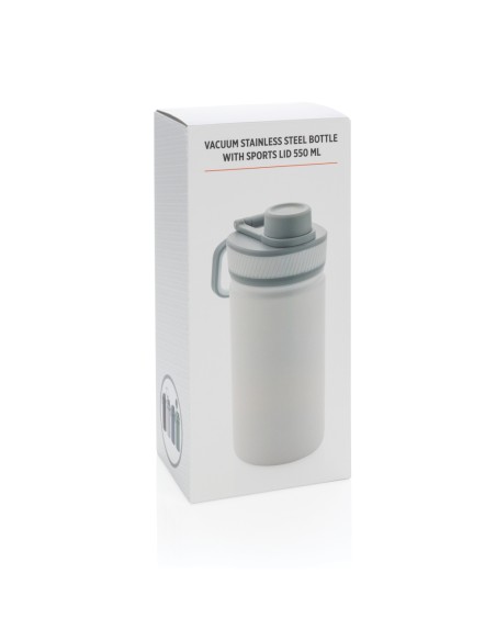 Bottiglia termica sportiva in acciaio inossidabile 550ml