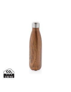 Bottiglia termica con texture wood 500ml