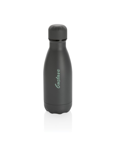 Bottiglia termica tinta unita in acciaio 260ml