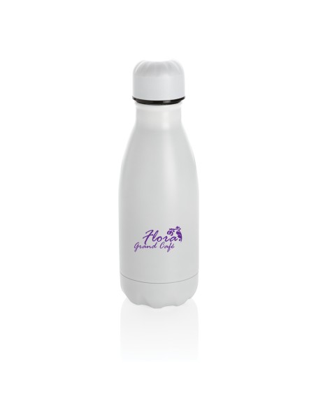 Bottiglia termica tinta unita in acciaio 260ml