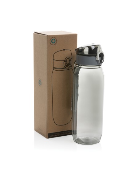 Bottiglia richiudibile Yade in rPET RCS antigoccia