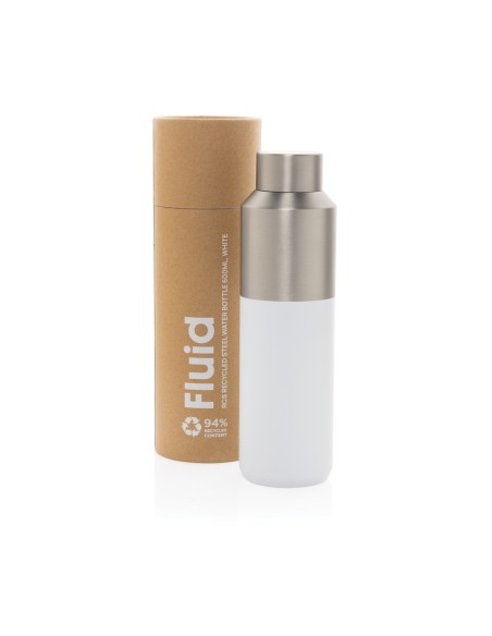 Bottiglia Fluid in acciaio riciclato RCS, 600ml