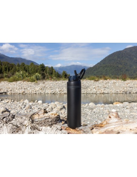 Bottiglia richiudibile Omni Sip in r-acciaio RCS 720ml