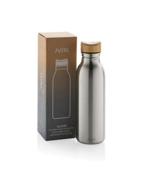 Bottiglia Avira Alcor in acciaio riciclato RCS 600ml