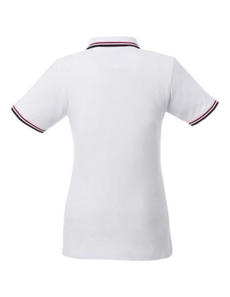 Polo Fairfield a manica corta con bordino da donna