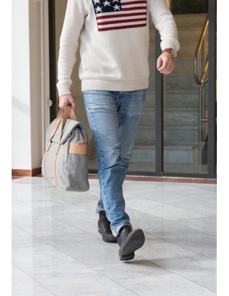 Borsa porta PC in canvas senza PVC