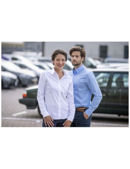 Camicia Hamell a manica lunga da donna in tessuto stretch