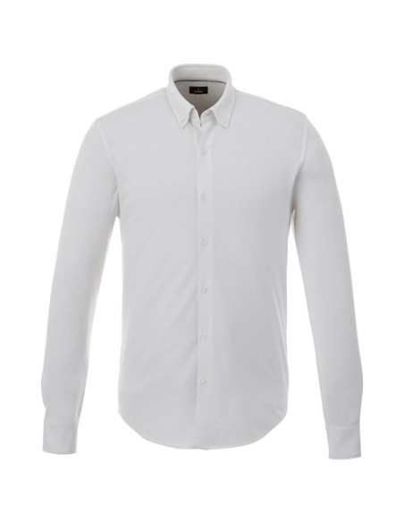 Camicia piqué Bigelow a manica lunga da uomo