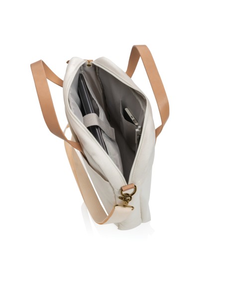 Borsa porta PC in canvas riciclato 16 once Impact AWARE™