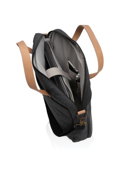 Borsa porta PC in canvas riciclato 16 once Impact AWARE™