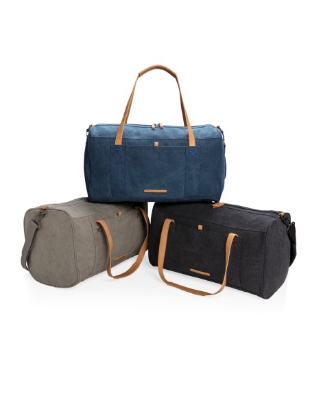 Borsa da viaggio/weekend in canvas senza PVC