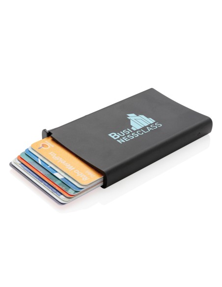 Porta carte standard RFID in alluminio