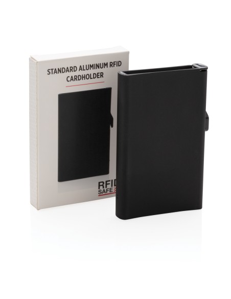 Porta carte standard RFID in alluminio