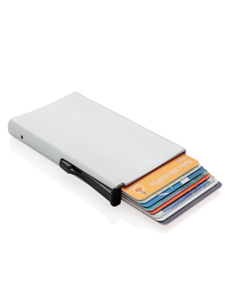 Porta carte standard RFID in alluminio