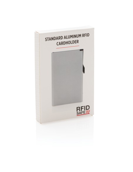 Porta carte standard RFID in alluminio