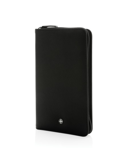 Portafoglio da viaggio RFID Swiss Peak Heritage in rPU RCS