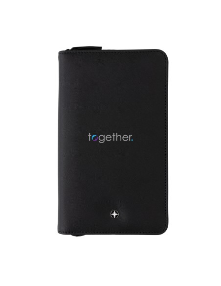 Portafoglio da viaggio RFID Swiss Peak Heritage in rPU RCS