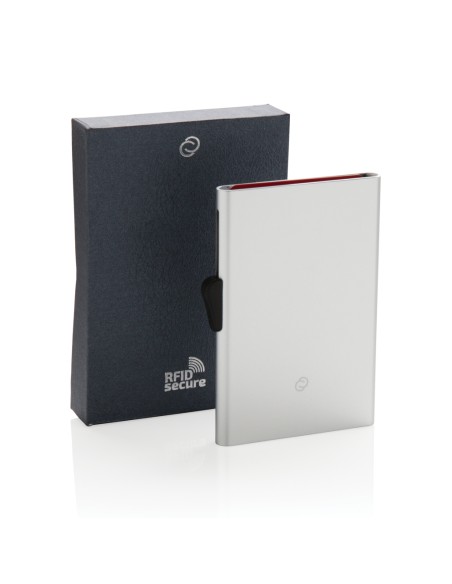 Porta carte di credito RFID in alluminio C-Secure