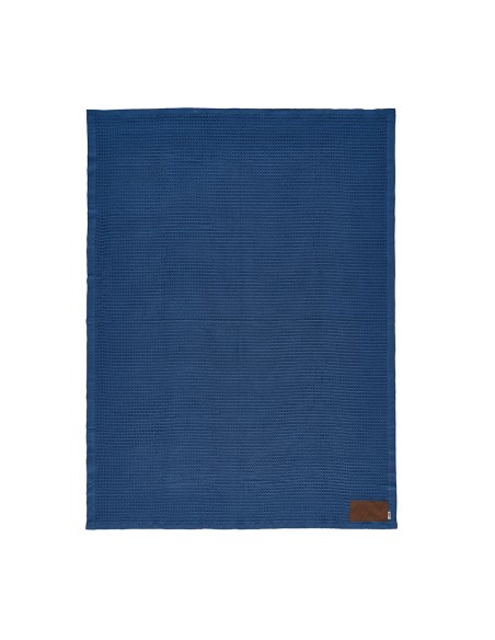 Coperta Giotto in cotone riciclato 200gsm. Patch personalizzabile