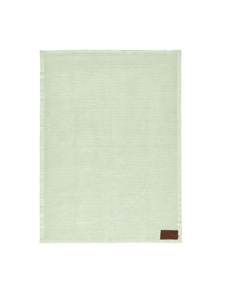 Coperta Giotto in cotone riciclato 200gsm. Patch personalizzabile