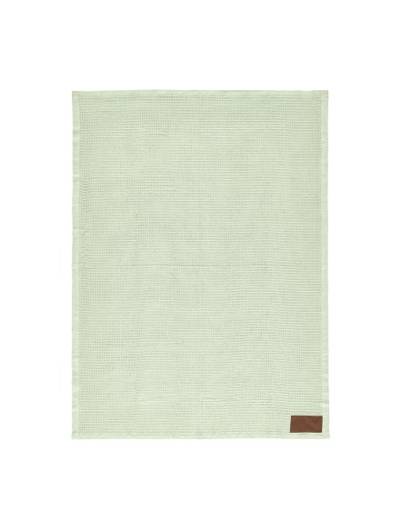 Coperta Giotto in cotone riciclato 200gsm. Patch personalizzabile