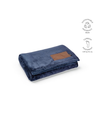 Coperta Van Eyck in rPET 240gsm. Patch personalizzabile