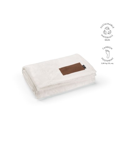 Coperta Van Eyck in rPET 240gsm. Patch personalizzabile