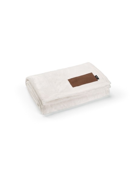 Coperta Van Eyck in rPET 240gsm. Patch personalizzabile