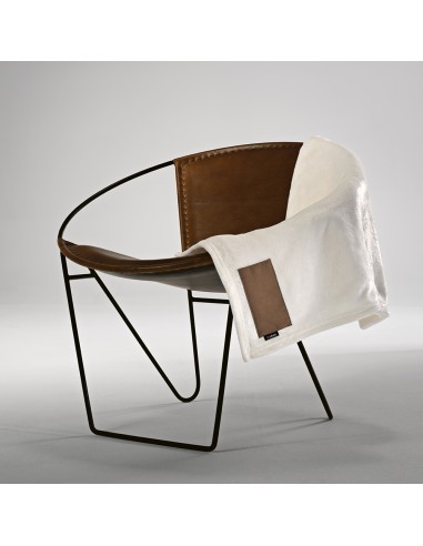 Coperta Van Eyck in rPET 240gsm. Patch personalizzabile