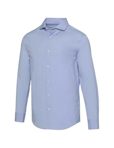 Camicia da uomo in tessuto popeline da 133 g/m² Carnelian