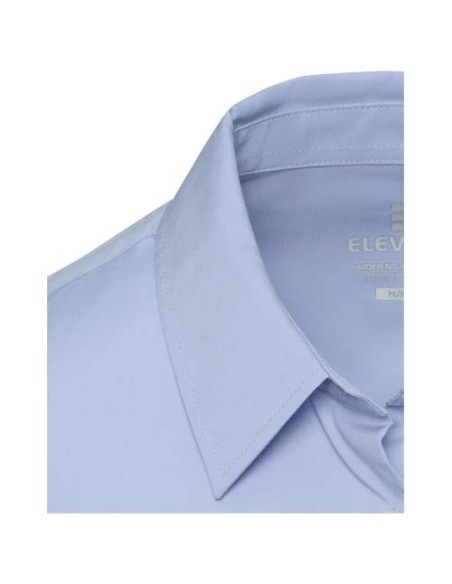 Camicia in tessuto di popeline da donna Carnelian