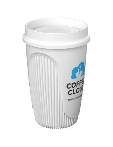 Bicchiere da 350 ml con coperchio a 360° Alto POP