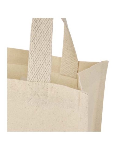 Tote bag mini a soffietto in cotone riciclato certificato GRS da 220 g/m² Odessa - 9L