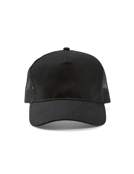 Cappellino Zappa in rPET e cotone. 5 pannelli con chiusura a scatto