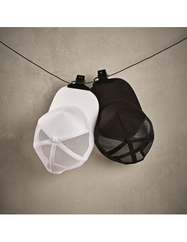 Cappellino Zappa in rPET e cotone. 5 pannelli con chiusura a scatto