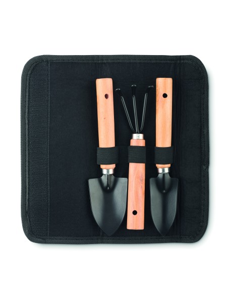 3 attrezzi da giardino in sacchett