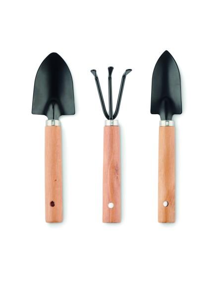 3 attrezzi da giardino in sacchett