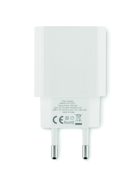 Caricatore USB a 2 porte, 20W