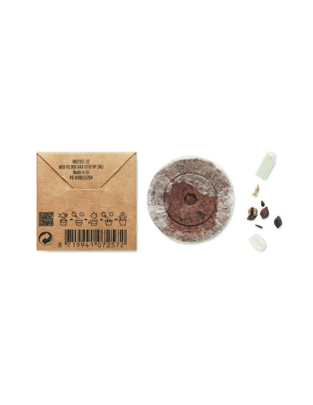 Disco con mix di semi di fiori