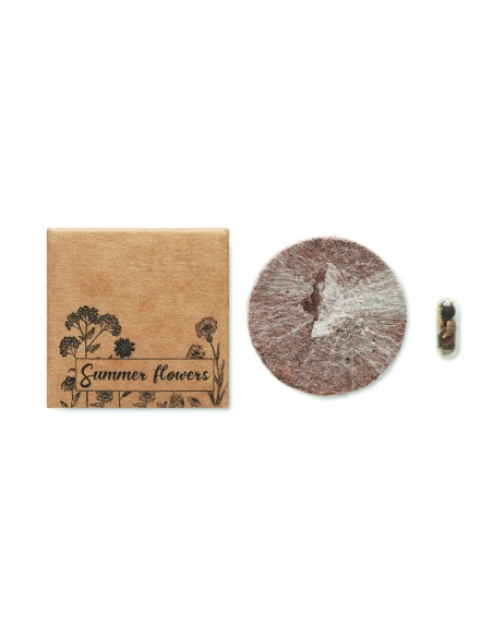 Disco con mix di semi di fiori