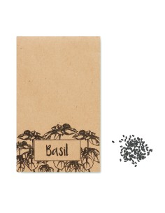Semi di basilico in busta kraft