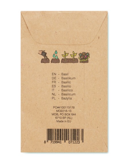 Semi di basilico in busta kraft