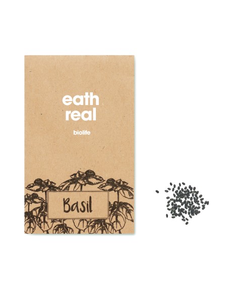 Semi di basilico in busta kraft