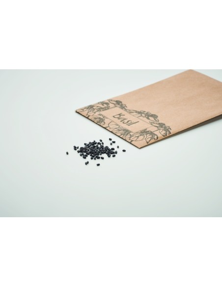 Semi di basilico in busta kraft