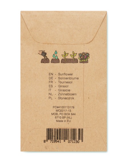 Semi di girasole in busta kraft