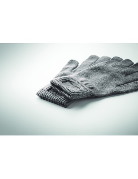 Guanti in maglia in RPET