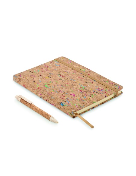 Notebook A5 in sughero colorato