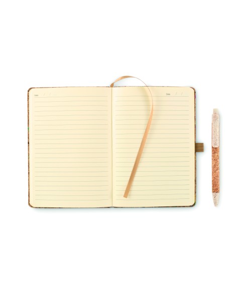 Notebook A5 in sughero colorato